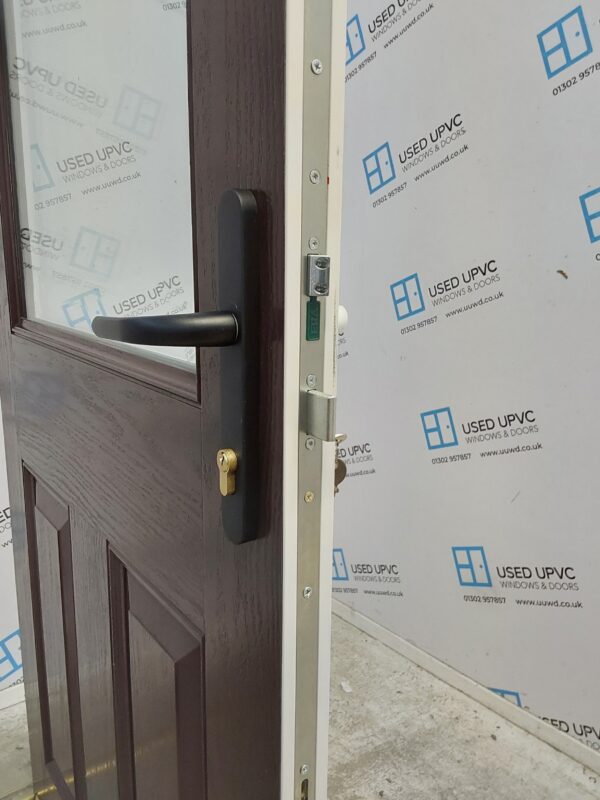 Brand New Brown Composite Back Door 920mm x 2025mm C1ND69 - Image 5