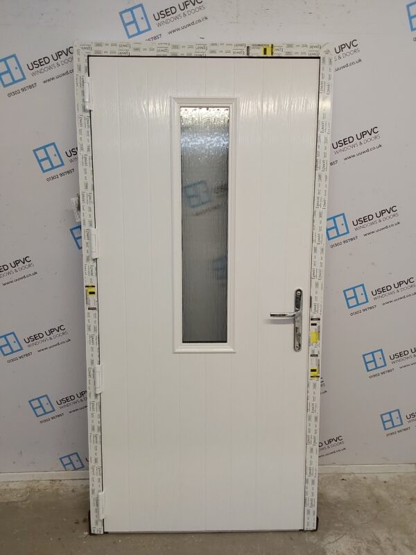 Brand New Black Composite Back Door 930mm x 1910mm C1ND79 - Image 2
