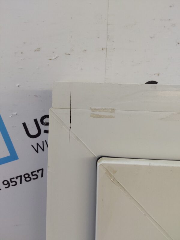 Used White Upvc Back Door And Side Panel 1365mm x 2035mm (reduce to 2010mm) DS003 - Image 6