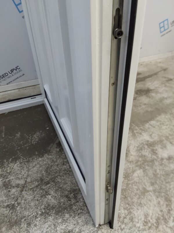Used White Upvc Back Door And Side Panel 1365mm x 2035mm (reduce to 2010mm) DS003 - Image 9
