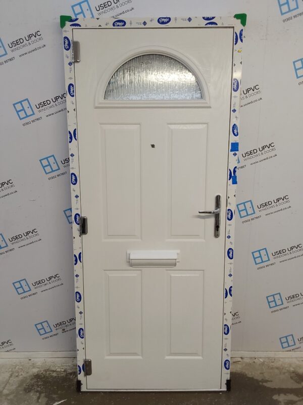 Brand New White Composite Front Door 905mm x 2075mm C1ND81 - Image 2
