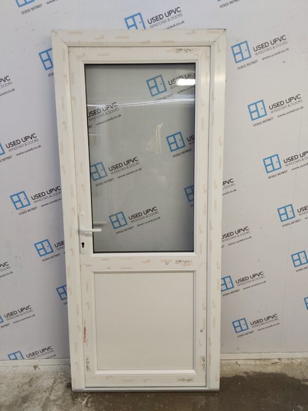 Brand New Rosewood Upvc Back Door (Outwards Opening) 900mm x 2070mm C1ND82 - Image 2