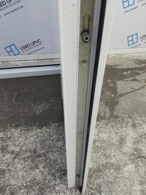 Used White Upvc Back Door 910mm x 2010mm (Reduce To 885mm) 0607 - Image 6