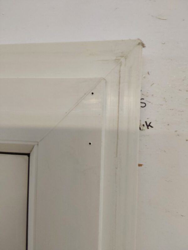 Used White Upvc Back Door 840mm x 2110mm 0458 - Image 4