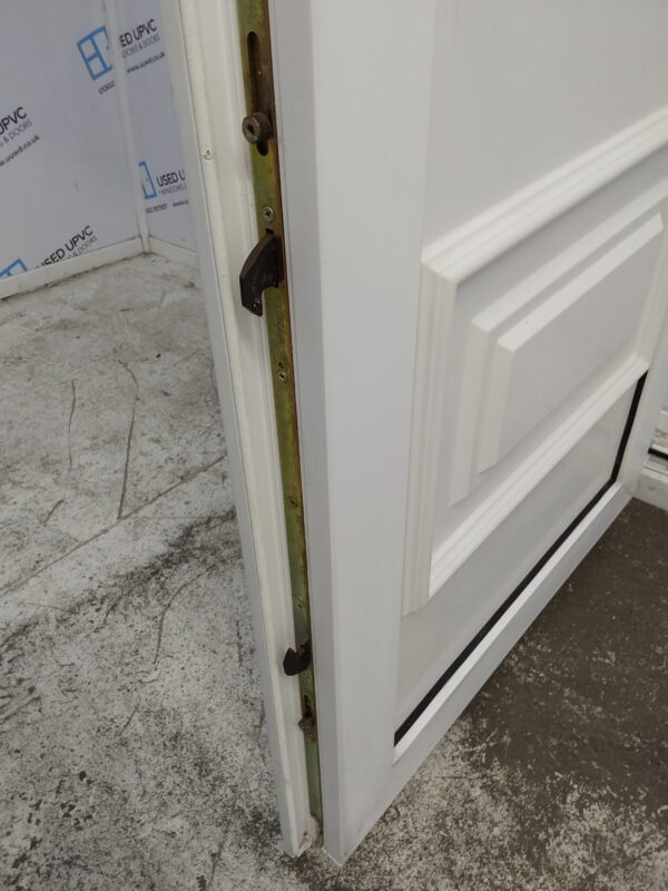 Used White Upvc Back Door 840mm x 2110mm 0458 - Image 7