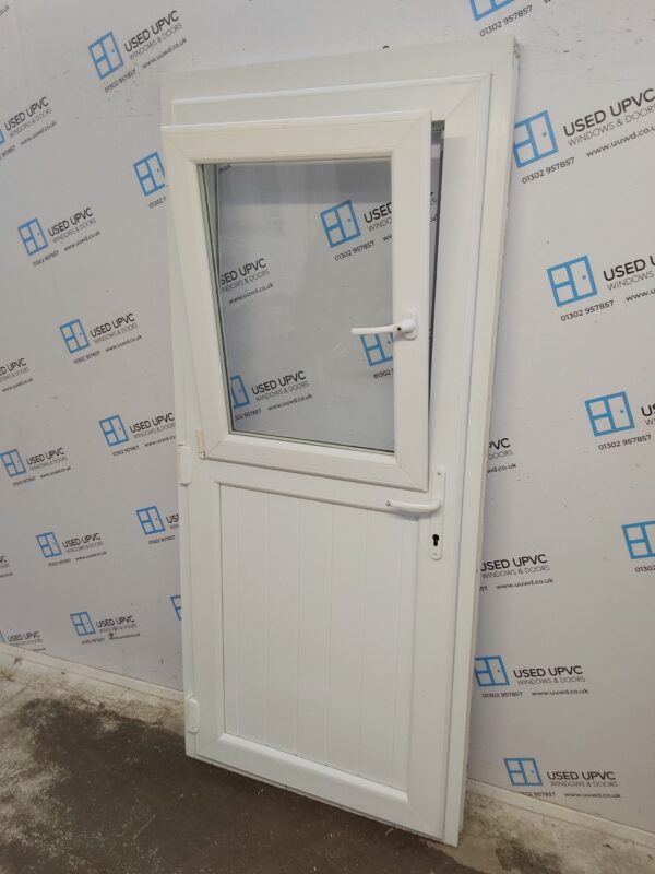 Used White Upvc Back Stable Door 905mm x 2045mm (Reduce To 2020mm) 0354 - Image 4