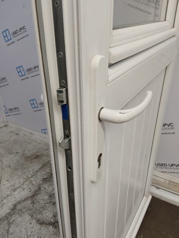 Used White Upvc Back Stable Door 905mm x 2045mm (Reduce To 2020mm) 0354 - Image 8