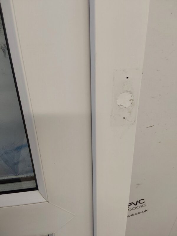 Used White Upvc Back Door 885mm x 2015mm 0430 - Image 4