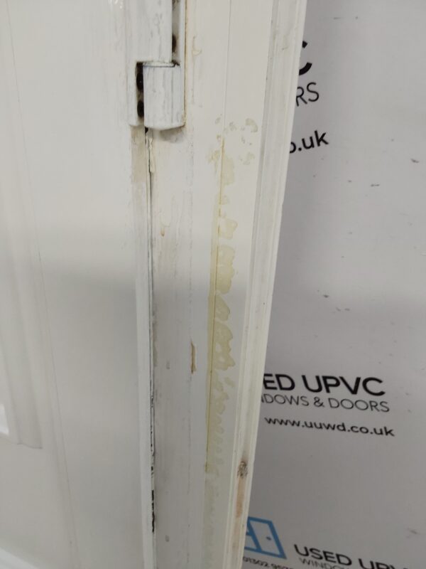Used White Upvc Back Door 830mm x 2055mm (reduce to 790mm) 0426 - Image 7