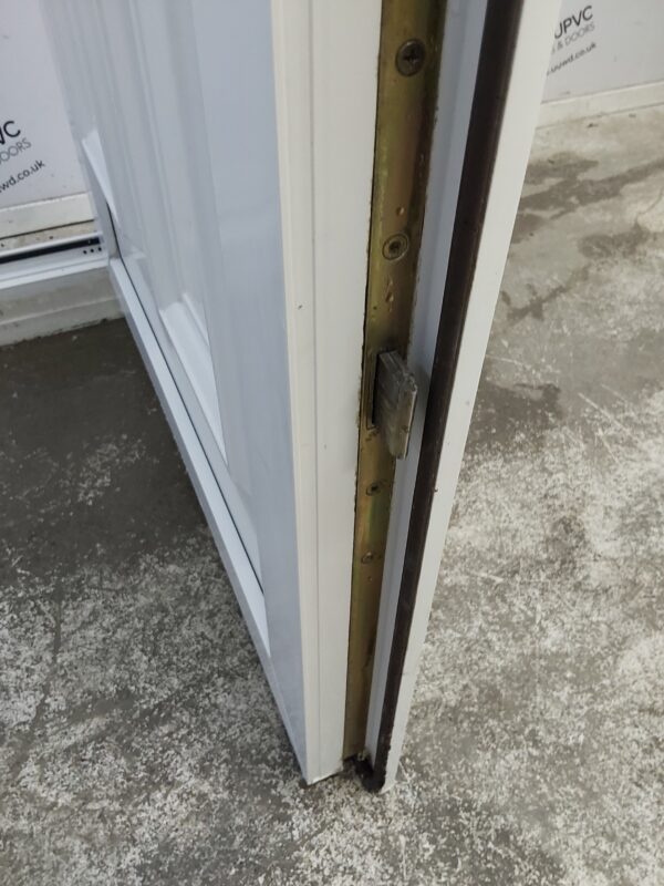 Used White Upvc Back Door 830mm x 2055mm (reduce to 790mm) 0426 - Image 11