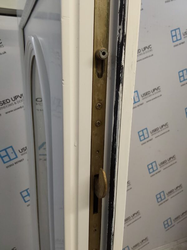 Used White Upvc Back Door 895mm x 2015mm 0627 - Image 7