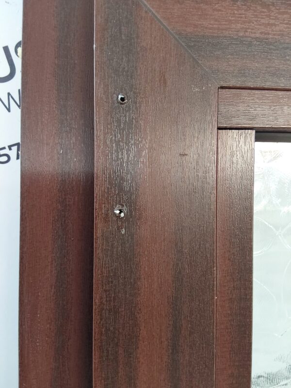 Used Woodgrain Upvc Back Door 850mm x 2055mm 0450 - Image 4