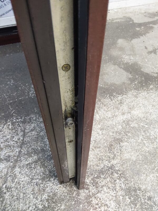Used Woodgrain Upvc Back Door 850mm x 2055mm 0450 - Image 7