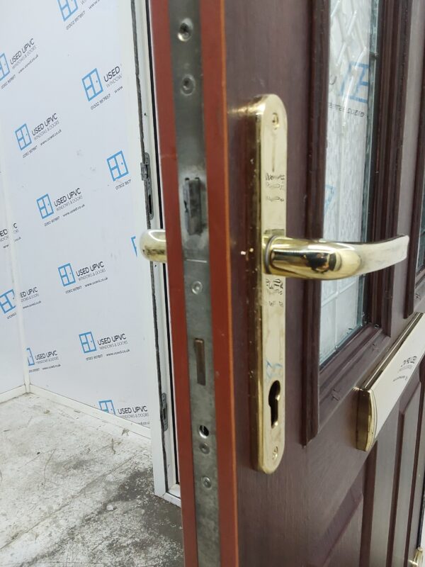 Used Brown Composite Front Door 915mm x 2070mm 0365 - Image 9