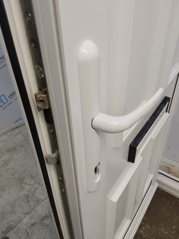 Used White Upvc Front Door 900mm x 2085mm 0125 - Image 6