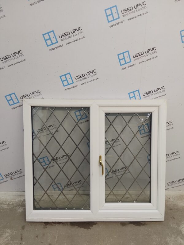 Used Rosewood Upvc Window 1190mm x 1045mm LW0113 - Image 3