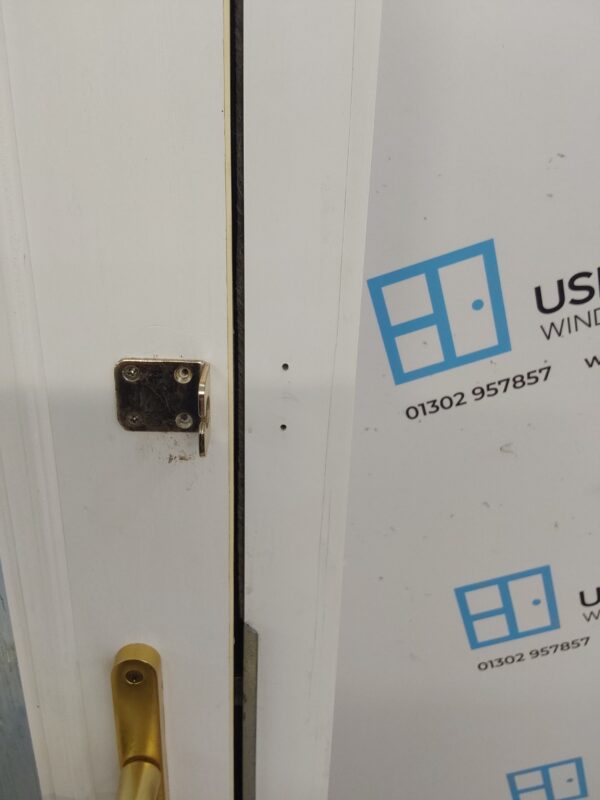 Used White Composite Back Door 895mm x 2025mm 0354 - Image 7
