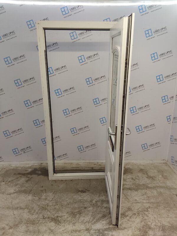 Used White Upvc Front Door 910mm x 2040mm 0430 - Image 3