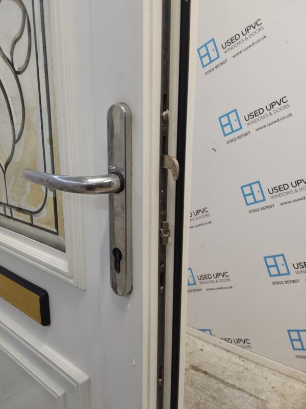 Used White Upvc Front Door 910mm x 2040mm 0430 - Image 5
