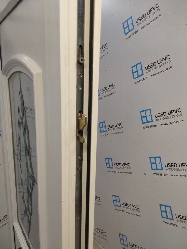 Used White Upvc Front Door 900mm x 2040mm 0672 - Image 4