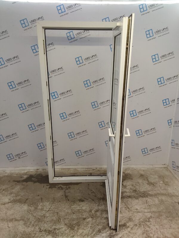 Used White Upvc Back Door 900mm x 2060mm 0041 - Image 3