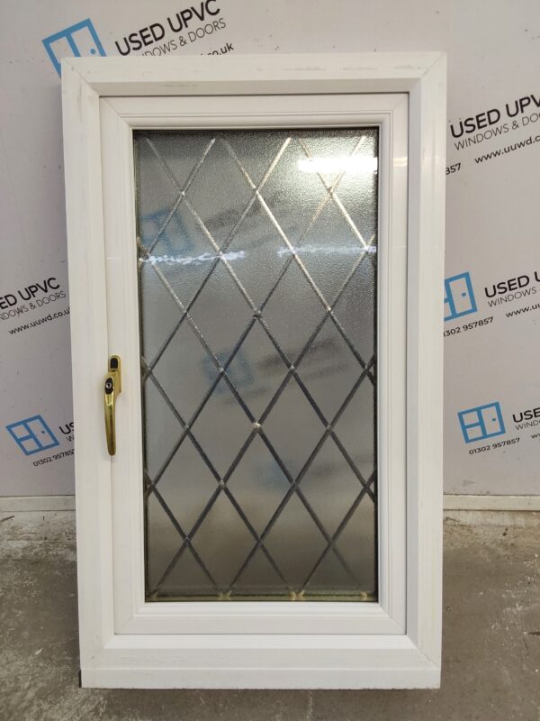 Used Rosewood Upvc Window 620mm x 1055mm C3043 - Image 2