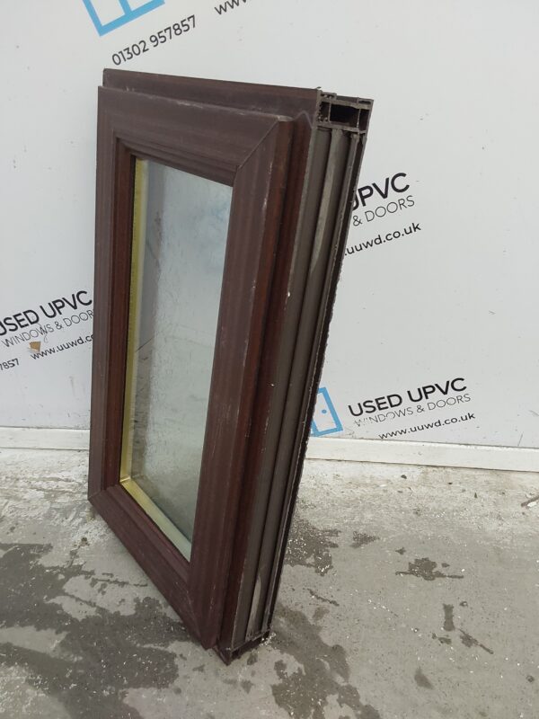 Used Woodgrain Upvc Window 620mm x 365mm W0236 - Image 4