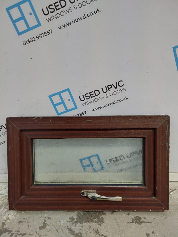 Used Woodgrain Upvc Window 620mm x 365mm W0236 - Image 2