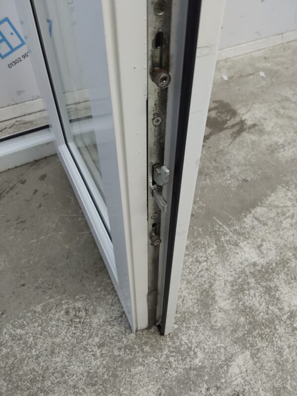 Used White Upvc French Doors 1350mm x 2150mm (reduce to 1310mm) EA5 - Image 8