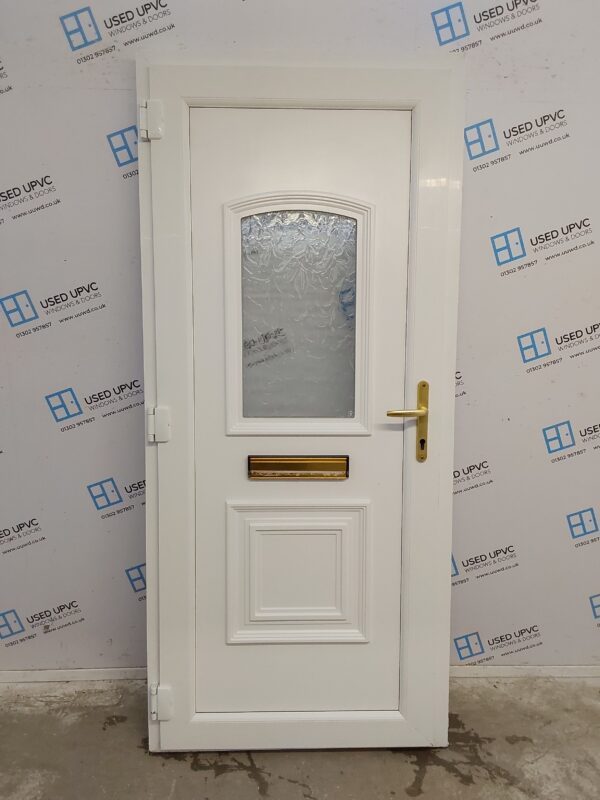 Used White Upvc Front Door 920mm x 2060mm 0426 - Image 2