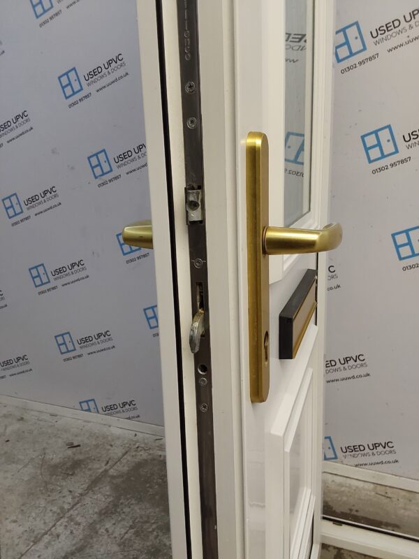 Used White Upvc Front Door 920mm x 2060mm 0426 - Image 5