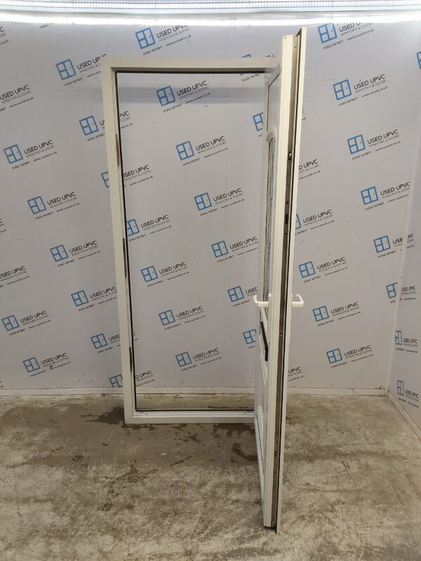 Used White Upvc Front Door 905mm x 2100mm 0144 - Image 3