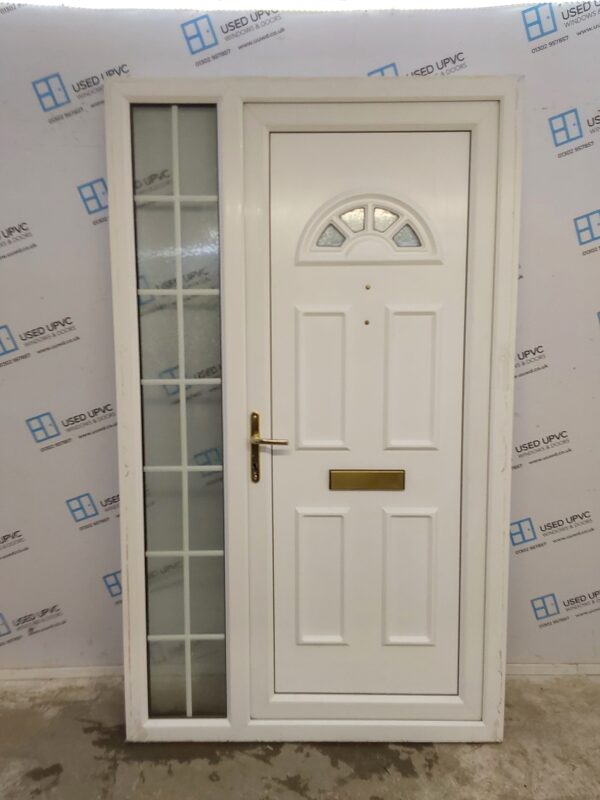 Used White Upvc Front Door And Side Panel (Outwards Opening) 1280mm x 2165mm DS010 - Image 6