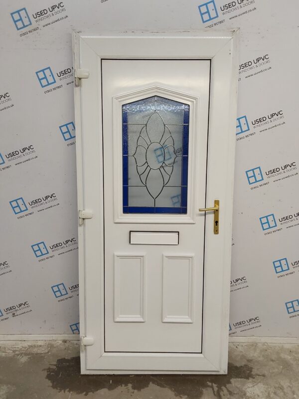 Used White Upvc Front Door 925mm x 2065mm 0392 - Image 2
