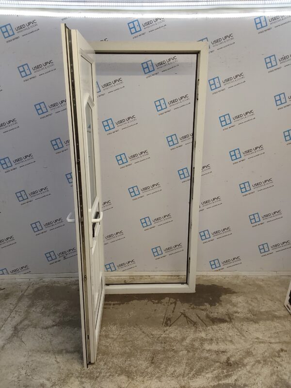Used White Upvc Front Door 925mm x 2085mm (Reduce To 905mm) C6073 - Image 3
