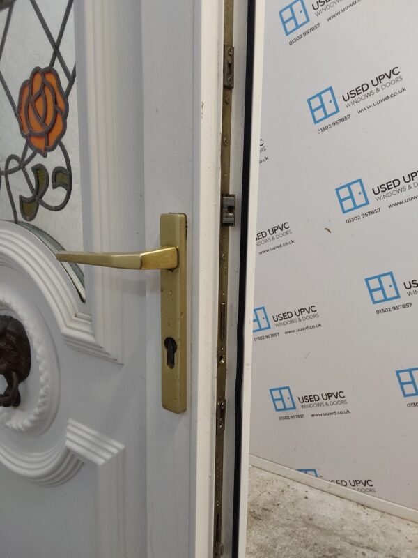 Used White Upvc Front Door And Side Panels 1645mm x 2050mm DS011 - Image 5