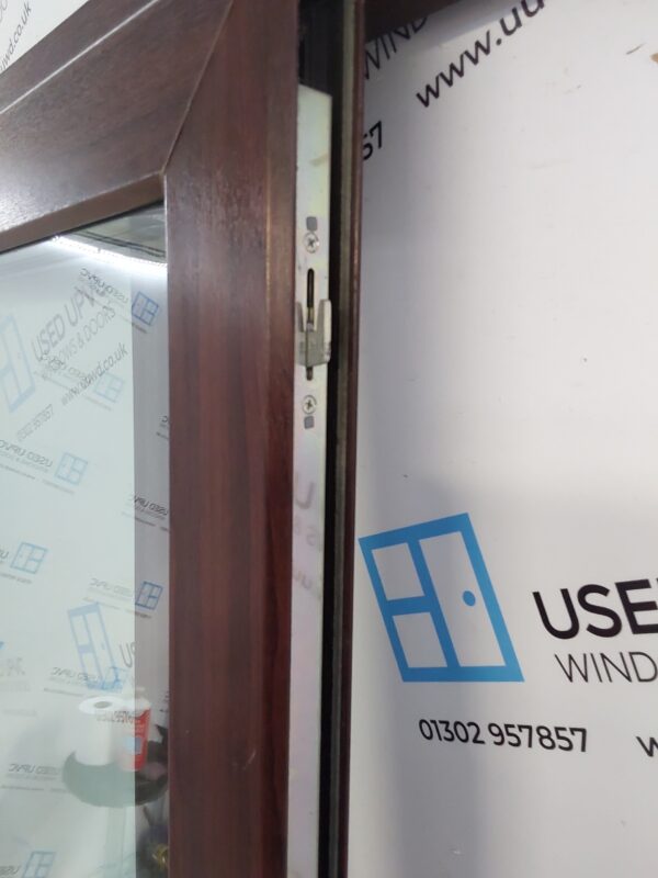 Used Rosewood Upvc French Doors 1850mm x 2040mm EA2 - Image 6