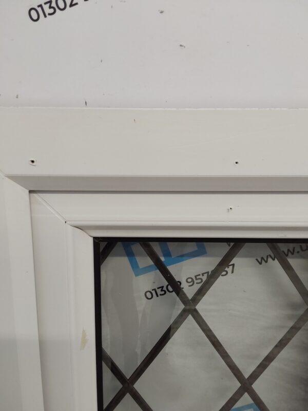 Used Rosewood Upvc Window 505mm x 1020mm C3047 - Image 4