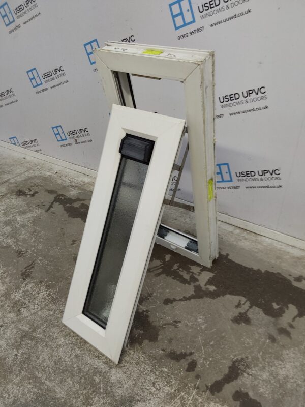 Used White Upvc Window 355mm x 855mm C3048 - Image 3