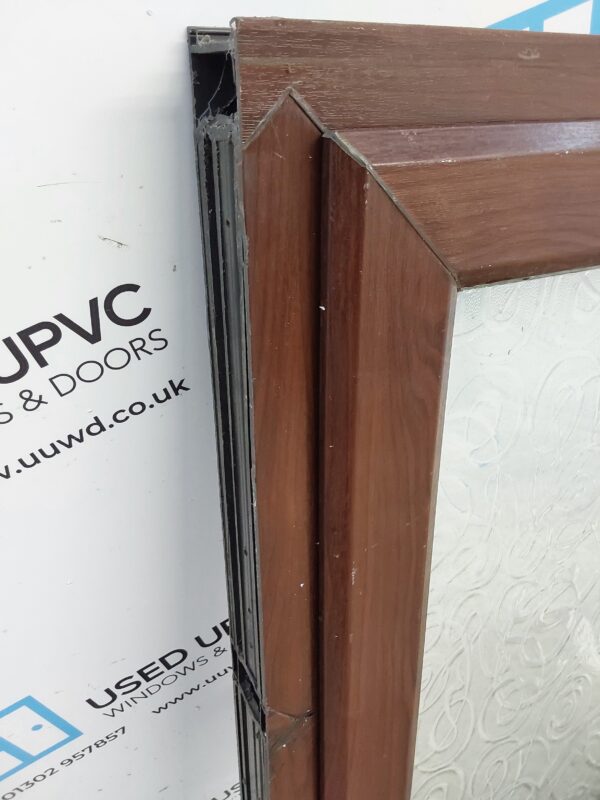 Used Rosewood Upvc Window 620mm x 935mm C3052 - Image 5