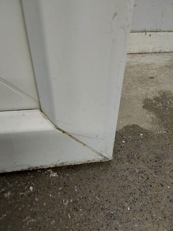 Used White Upvc Back Door 855mm x 1995mm 0823 - Image 5