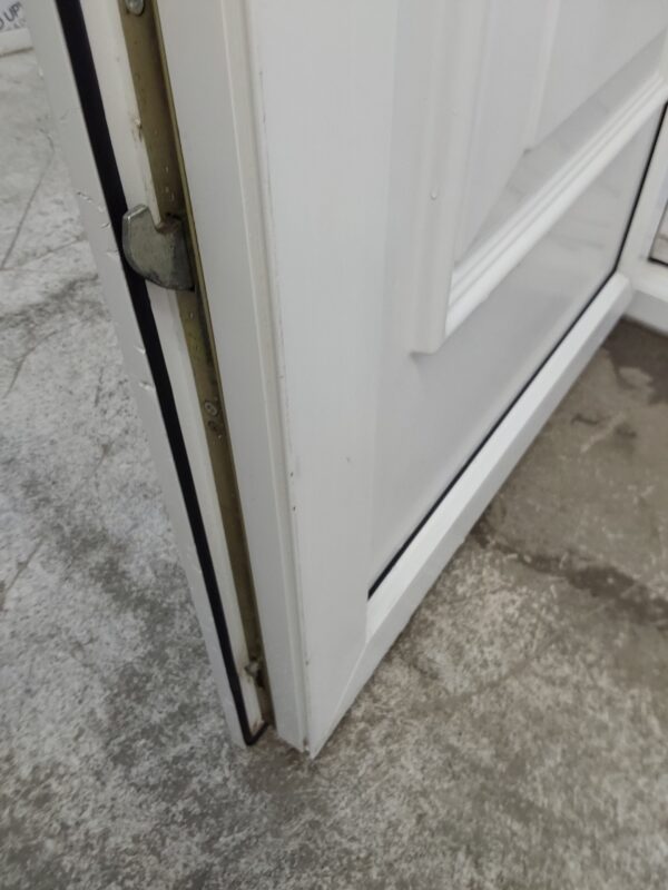 Used White Upvc Back Door 855mm x 1995mm 0823 - Image 8