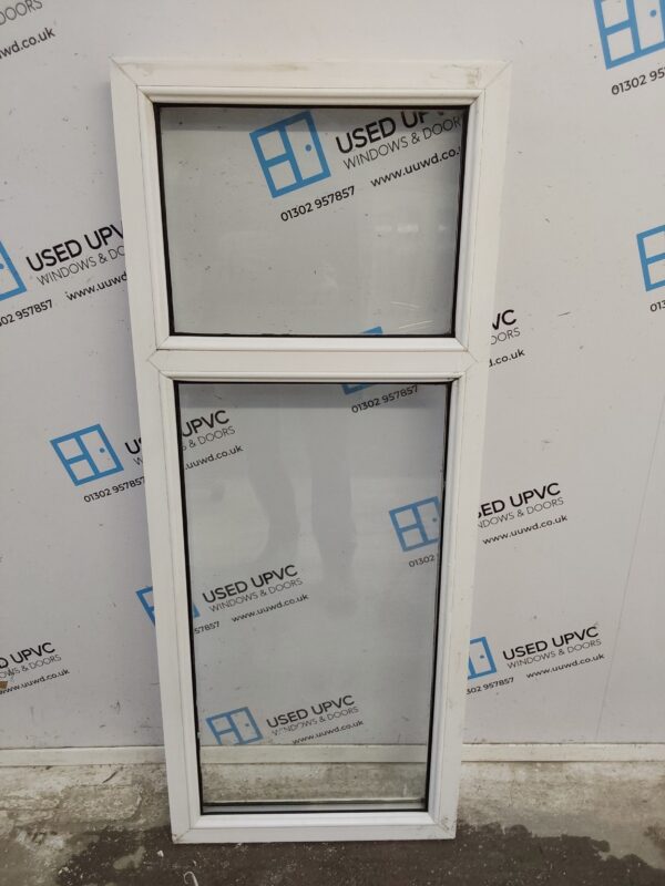 Used White Upvc Window 525mm x 1310mm C3026 - Image 2