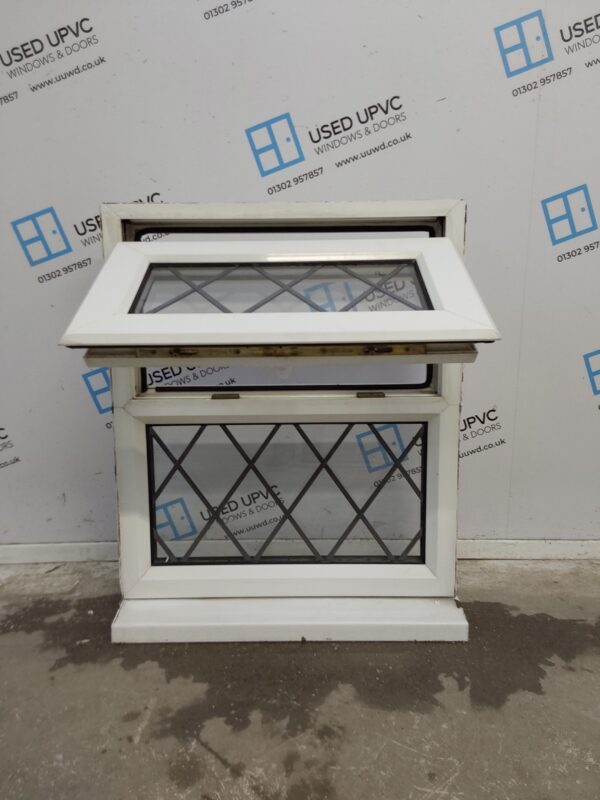 Used White Upvc Window 640mm x 770mm C3066 - Image 4