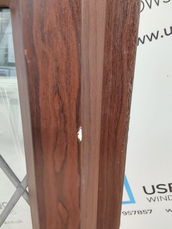 Used Rosewood Upvc Window 625mm x 1000mm C3067 - Image 6