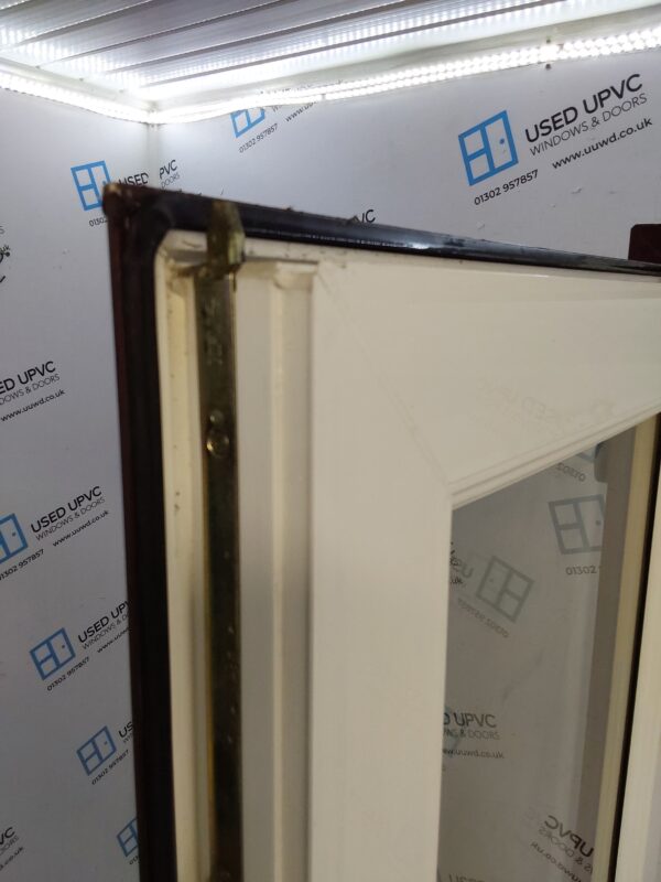 Used Rosewood Upvc French Doors 1320mm x 2070mm EA8 - Image 7
