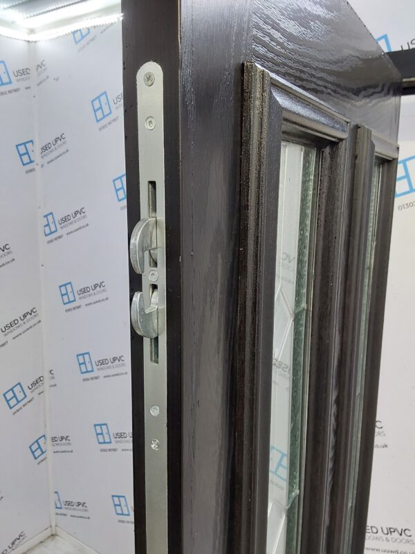 Used Black Composite Door 895mm x 2040mm (outwards opening) 0627 - Image 4