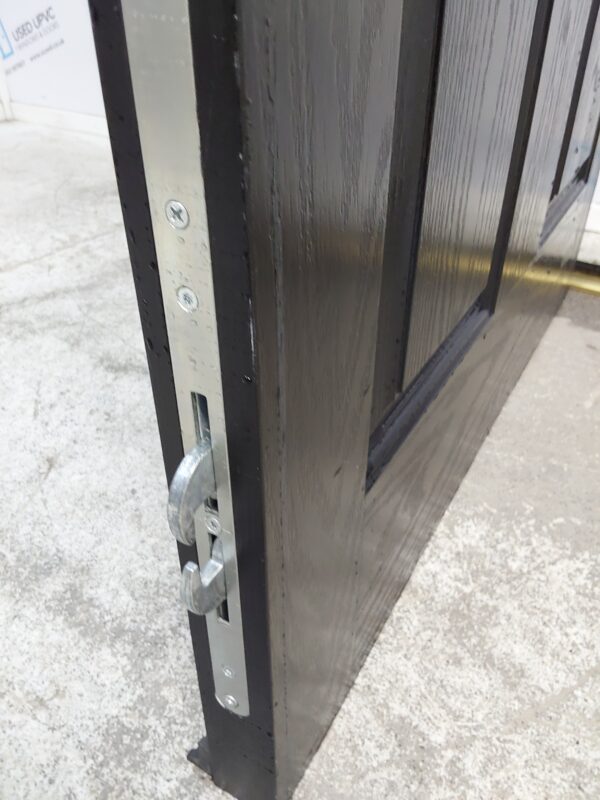 Used Black Composite Door 895mm x 2040mm (outwards opening) 0627 - Image 6