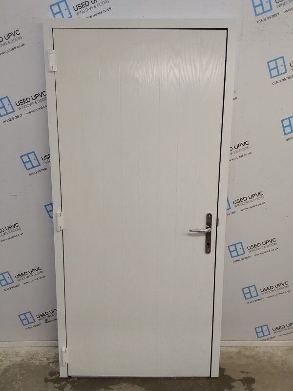 Ex-display White Composite Door 990mm x 2070mm ND71 - Image 2