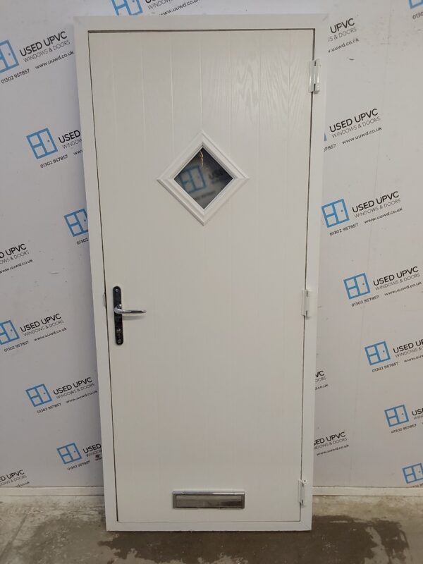 Ex-display Blue Composite Front Door 895mm x 2065mm C1ND86 - Image 2